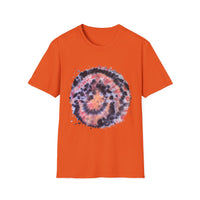Tangerine Tiger 2:  Artistic Tie-Dye Unisex Softstyle T-Shirt, Casual Wear, Festival Outfit, Gift for Him/Her, Summer Vibes, Eco-Friendly Fashion