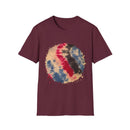 Boomerang Blaze 2:  Tie Dye Unisex Softstyle T-Shirt - Bohemian Vibes for Casual Wear, Summer Festivals, Gift Ideas, Eco-Friendly Fashion, Everyday Comfort