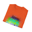 Sidewinder Showdown 2:  Vibrant Artistic Drip T-Shirt, Colorful Graphic Tee, Unisex Rainbow Shirt, Casual Wear, Gift for Art Lovers, Summer Fashion