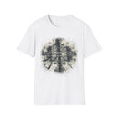 CROSS ROAD: Gritty, graphite style...  Trendy Tie-Dye Unisex Softstyle T-Shirt | Casual, Chic, Gift Idea, Festival Wear, Everyday Fashion
