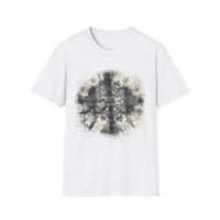 CROSS ROAD: Gritty, graphite style...  Trendy Tie-Dye Unisex Softstyle T-Shirt | Casual, Chic, Gift Idea, Festival Wear, Everyday Fashion