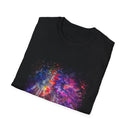 Bombay Blitz 2:  Vibrant Abstract Art T-Shirt | Unisex Softstyle Tee, Colorful Graphic Shirt, Trendy Casual Wear, Unique Gift for Art Lovers