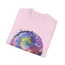 Dragonfly Destiny 2:  Colorful Tie-Dye Unisex T-Shirt, Boho Shirt, Casual Wear, Summer Style, Gift for Her, Festival Fashion, Spiritual Outfit