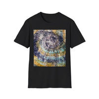 RENEGADE: Edgy, grungy, scratchy Swirl Tie-Dye T-Shirt, Unisex Casual Tee, Retro Vibe Shirt, Summer Style Top, Gift for Music Festivals, Tie-Dye Lover's Apparel