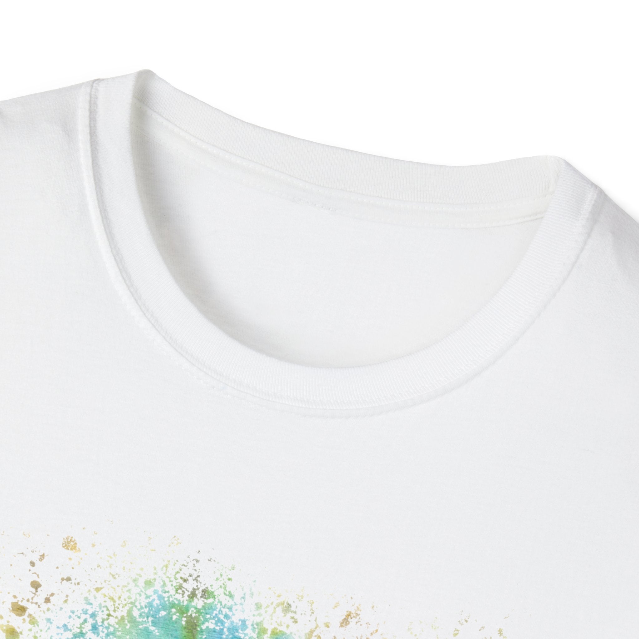 THE CONTRARIAN:  Deep sea vibe, Nature-Inspired Tie-Dye T-Shirt | Unisex Softstyle | Bohemian Vibe | Perfect for Festivals, Casual Wear, Eco-Friendly Living