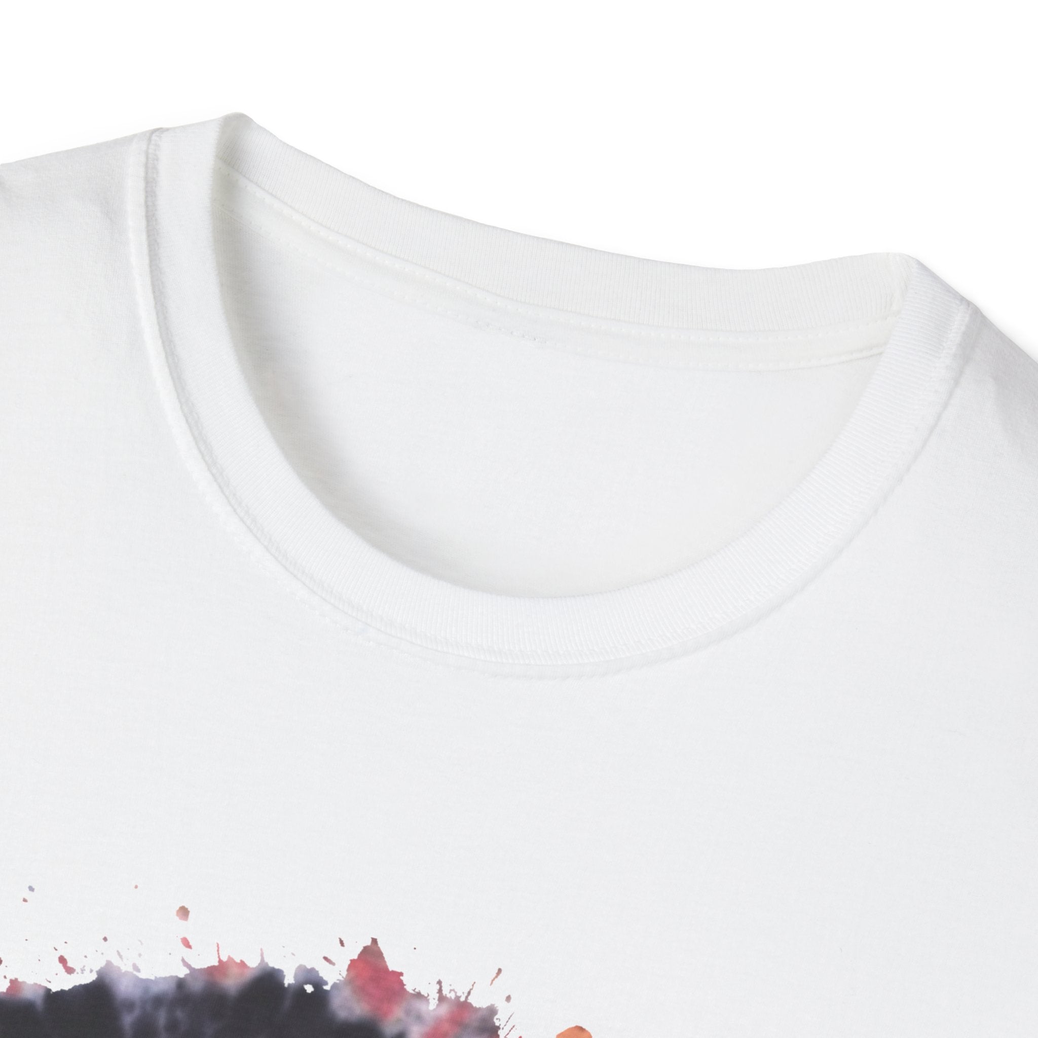 Tangerine Tiger 2:  Artistic Tie-Dye Unisex Softstyle T-Shirt, Casual Wear, Festival Outfit, Gift for Him/Her, Summer Vibes, Eco-Friendly Fashion