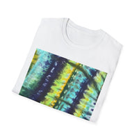 ALLIGATOR ALLEY: Reptile inspired, Vibrant Tie-Dye Unisex T-Shirt, Boho Style Tee, Summer Outfit, Festival Wear, Gift for Her, Unique Graphic Shirt