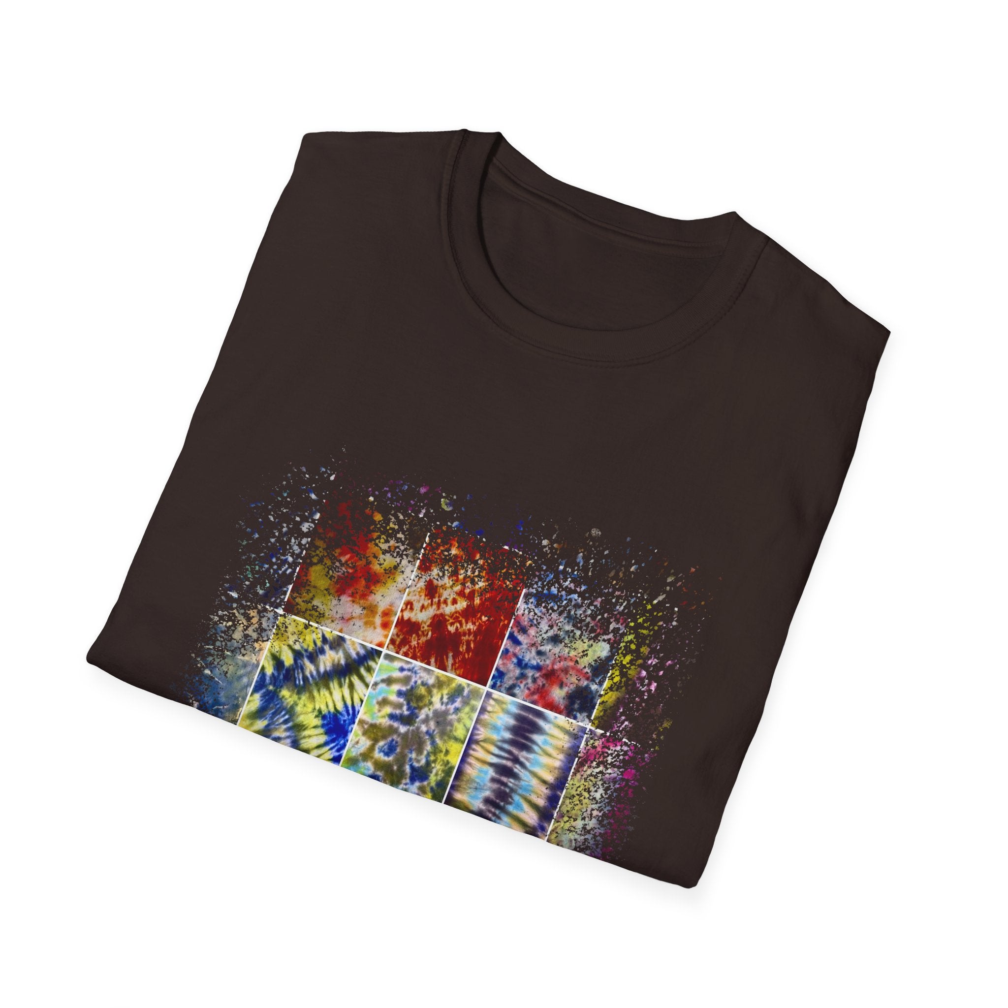 The Scramble 2:  Colorful Splash Unisex Softstyle T-Shirt, Casual Wear, Gift for Friends, Summer Fashion, Vibrant Art Tee