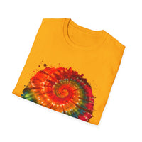Fuchsia Frenzy 2:  Vibrant Tie-Dye T-Shirt for Fun & Relaxation, Summer Vibes, Festival Wear, Unisex Fashion, Gift for Friends