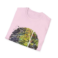 Blueberry Bliss 2:  Nature-Inspired Unisex Softstyle T-Shirt, Graphic Tee, Eco-Friendly Apparel, Earthy Vibe Shirt, Casual Wear, Nature Lover Gift