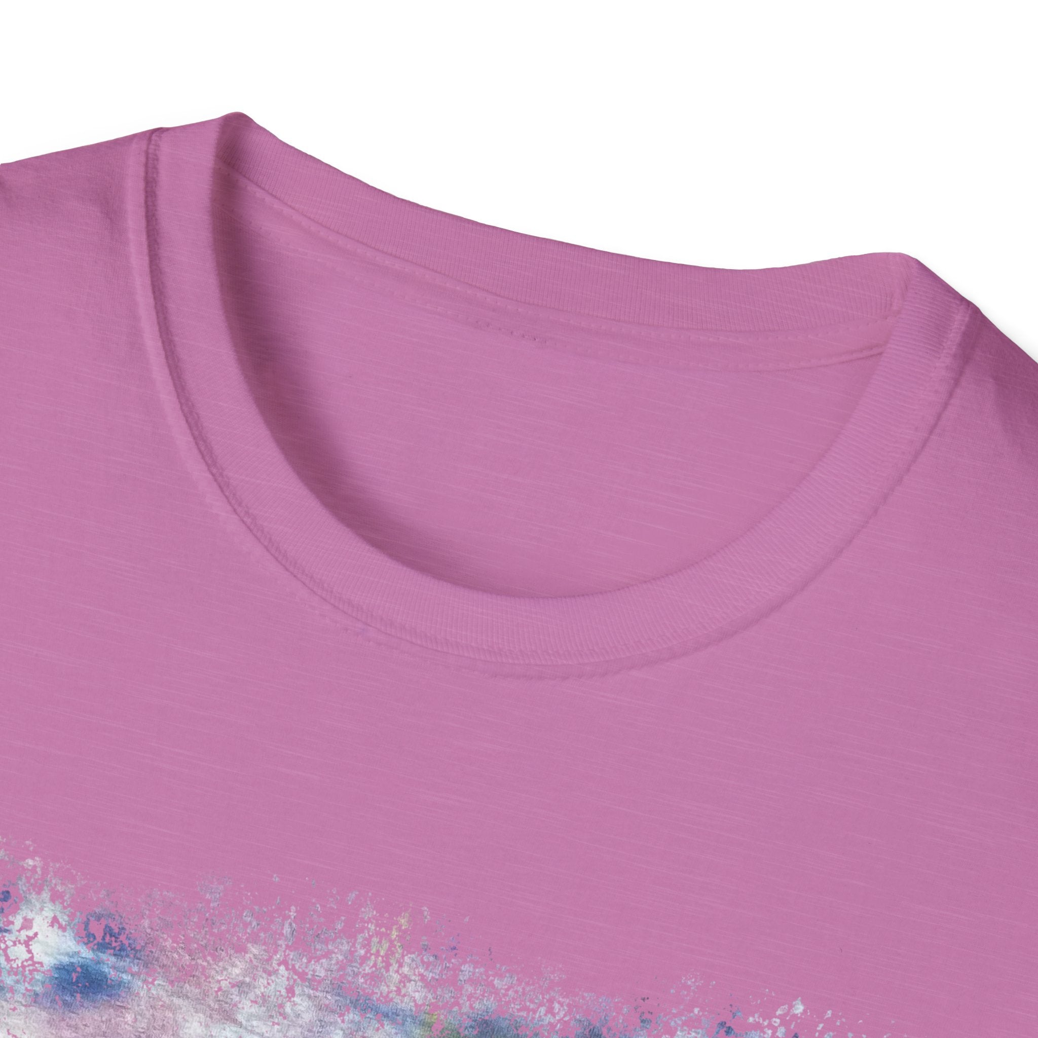 LILAC INFUSION:  Nature inspired Tie-Dye Unisex Softstyle T-Shirt - Boho Chic, Casual Wear, Summer Essential, Festival Outfit, Unique Gift