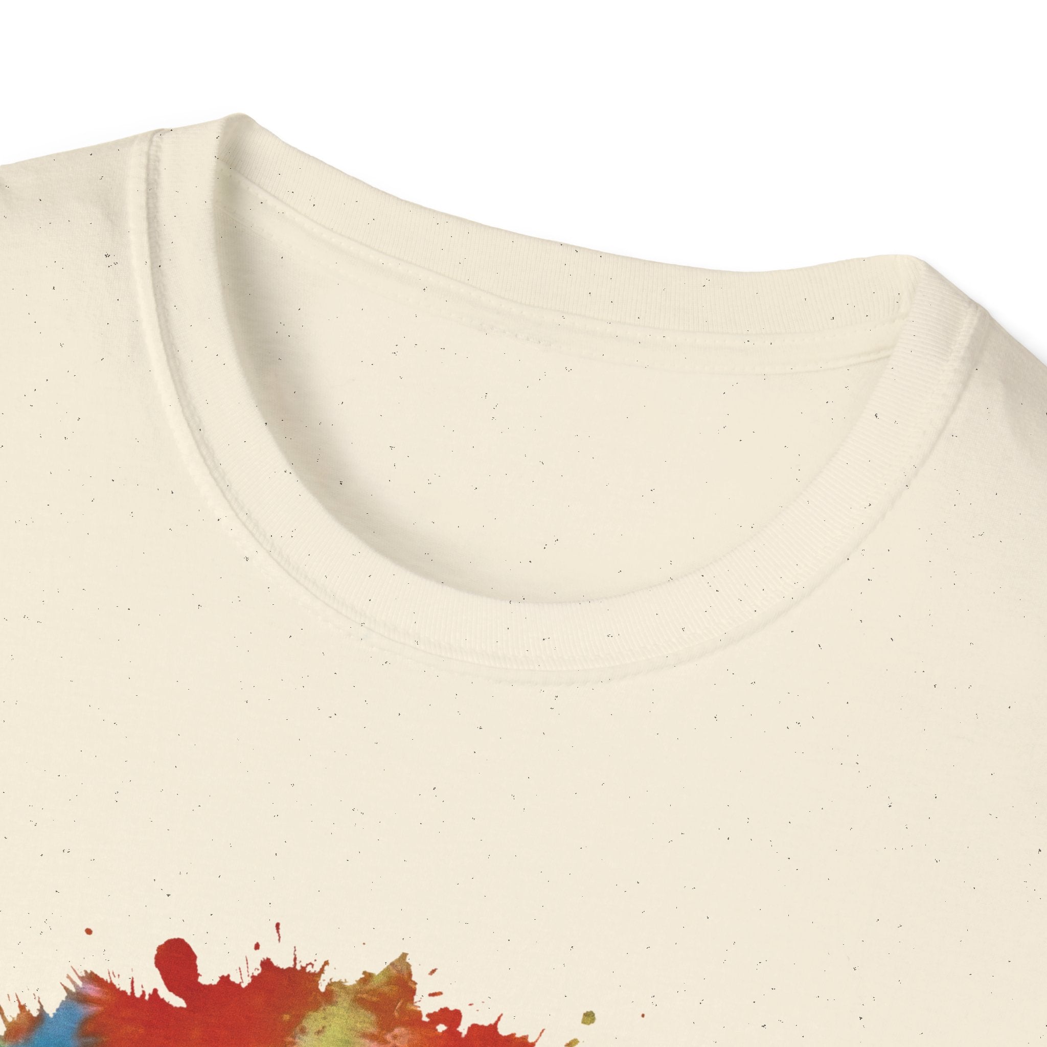 Orange Krush 2:  Tie-Dye Krush Unisex Softstyle T-Shirt, Vibrant Casual Tee, Bohemian Top, Festival Wear, Gift for Music Lovers