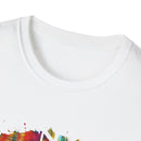 San Mateo Magic 2:  Vibrant Artistic Unisex T-Shirt, Colorful Graphic Tee, Trendy Casual Shirt, Unique Gift for Art Lovers, Summer Essential