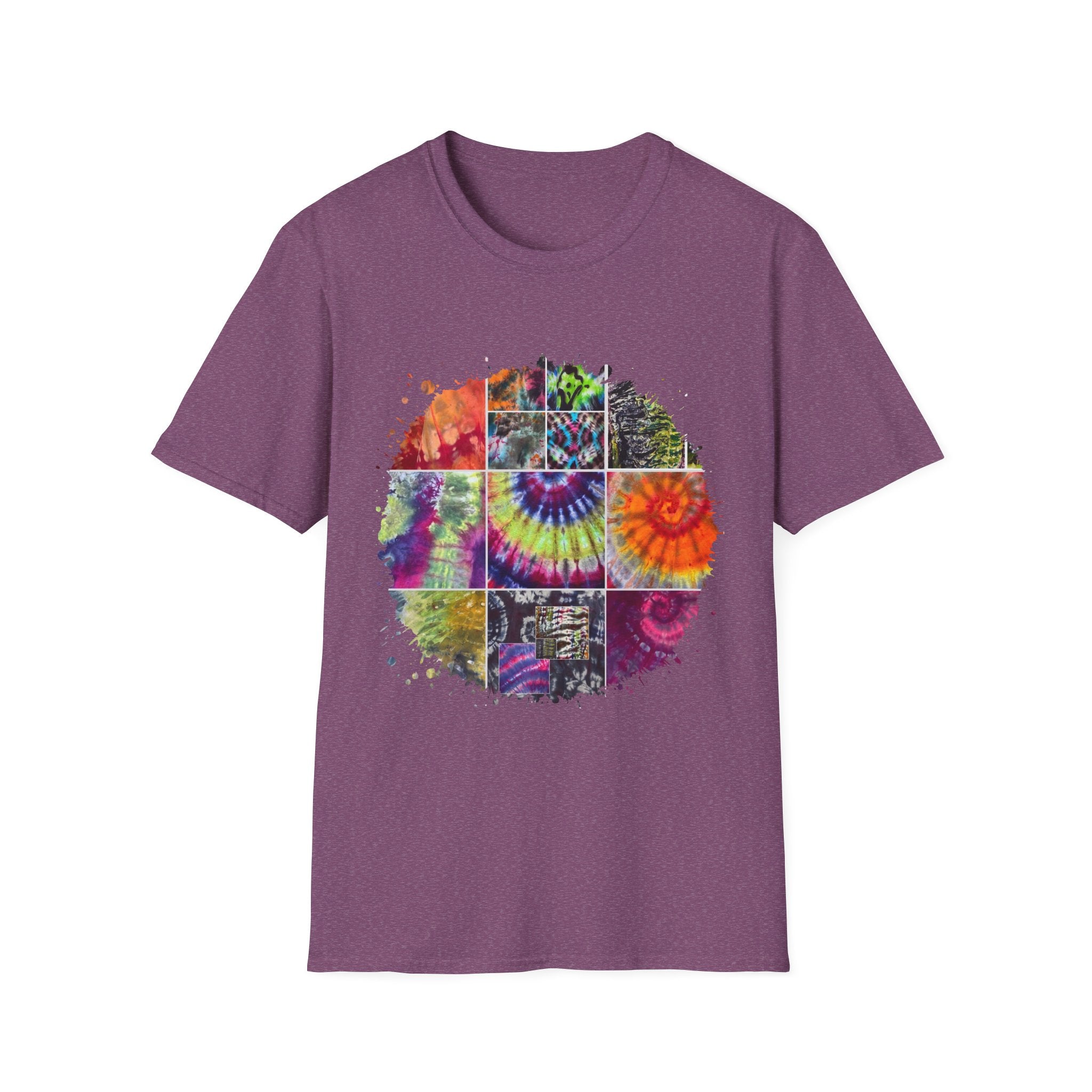 Resilience 2:  Vibrant Tie-Dye Unisex Softstyle T-Shirt, Bohemian Tee, Summer Apparel, Festival Wear, Gift for Him or Her