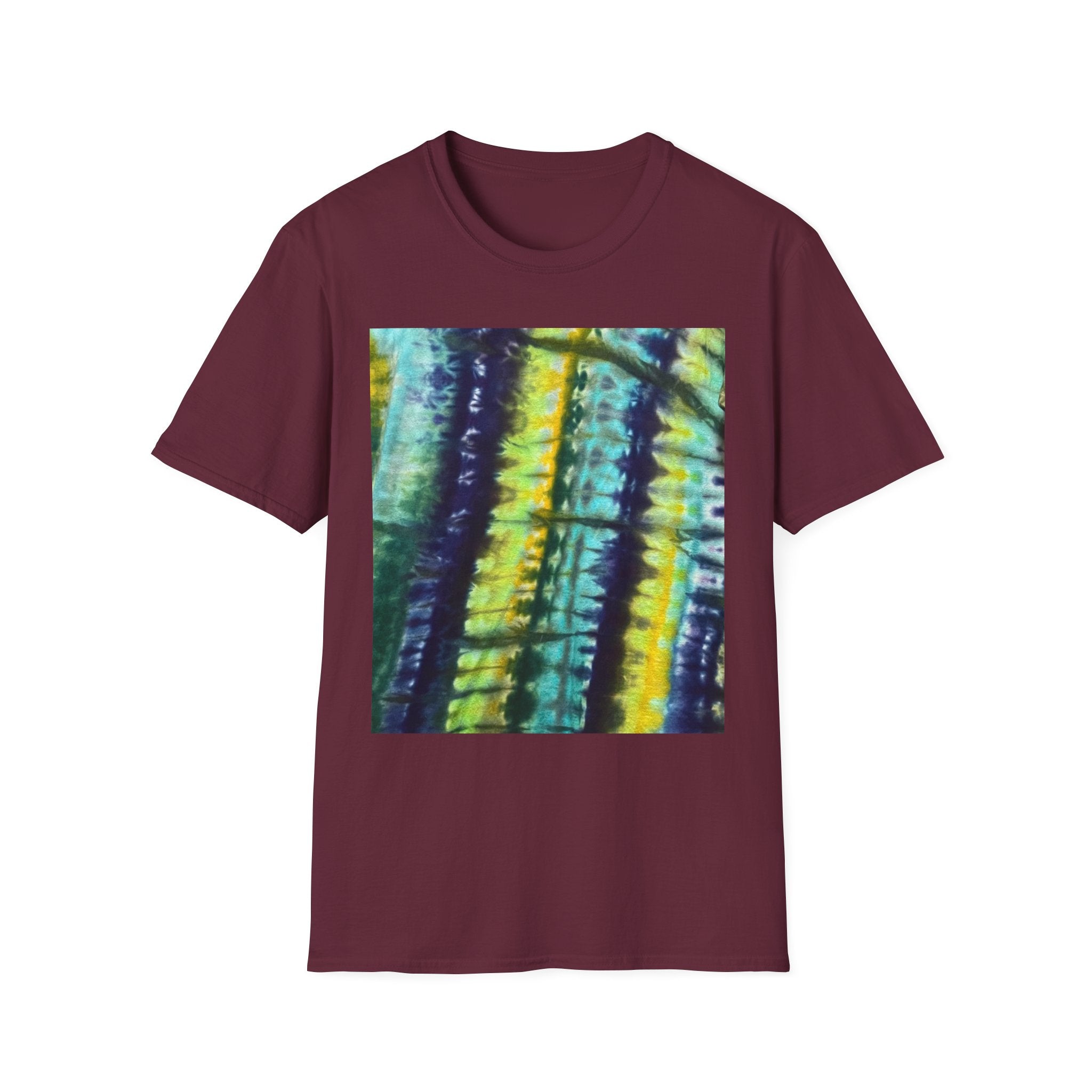 ALLIGATOR ALLEY: Reptile inspired, Vibrant Tie-Dye Unisex T-Shirt, Boho Style Tee, Summer Outfit, Festival Wear, Gift for Her, Unique Graphic Shirt