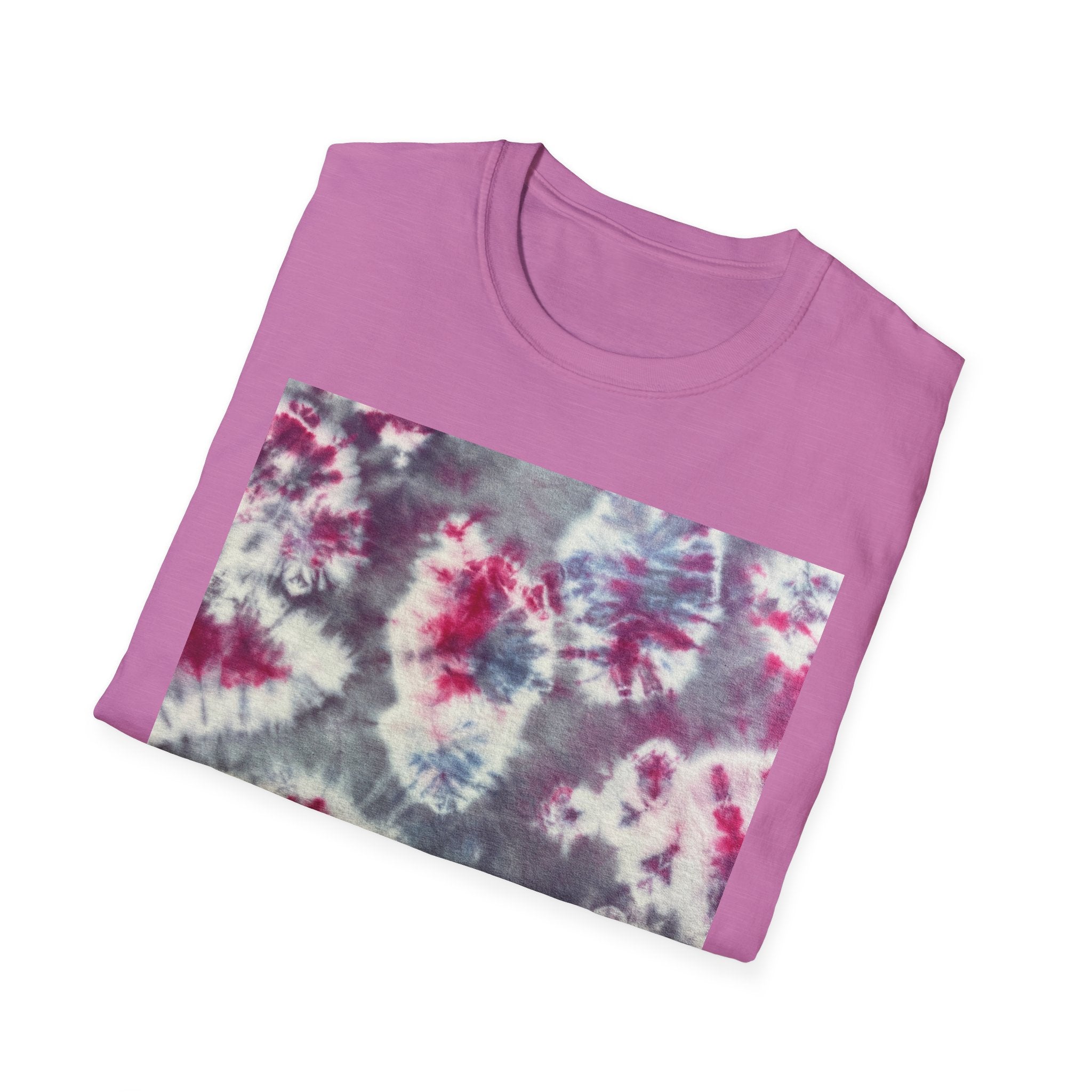 CRITTER: "under the microscope" look, Vibrant Tie-Dye Unisex T-Shirt, Boho Chic Tee, Festival Wear, Summer Essentials, Gift for Friends, Relaxed Casual Style