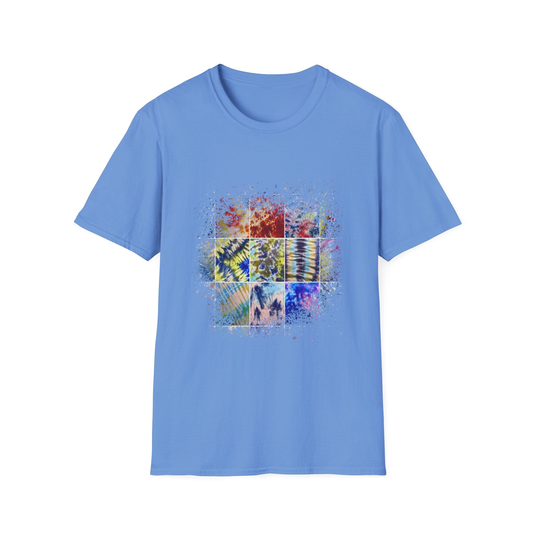 The Scramble 2:  Colorful Splash Unisex Softstyle T-Shirt, Casual Wear, Gift for Friends, Summer Fashion, Vibrant Art Tee