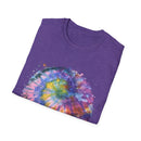 Dragonfly Destiny 2:  Colorful Tie-Dye Unisex T-Shirt, Boho Shirt, Casual Wear, Summer Style, Gift for Her, Festival Fashion, Spiritual Outfit