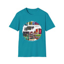 The Dilemma 2:  Colorful Collage Unisex Softstyle T-Shirt - Vibrant Art Tee, Casual Wear, Unique Gift, Graphic Tee, Everyday Essentials, Trendy Fashion