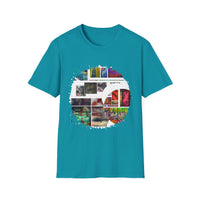 The Dilemma 2:  Colorful Collage Unisex Softstyle T-Shirt - Vibrant Art Tee, Casual Wear, Unique Gift, Graphic Tee, Everyday Essentials, Trendy Fashion