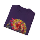 Desert Rose 2:  Vibrant Tie-Dye T-Shirt, Unisex Softstyle Tee, Boho Chic Shirt, Casual Wear, Perfect for Summer Festivals, Gift for Friends