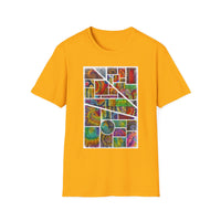 SAN MATEO MAGIC: Vibrant Tie-Dye Unisex T-Shirt, Festival Shirt, Boho Style Tee, Comfortable Everyday Wear, Graphic Tee, Gift for Music Lovers