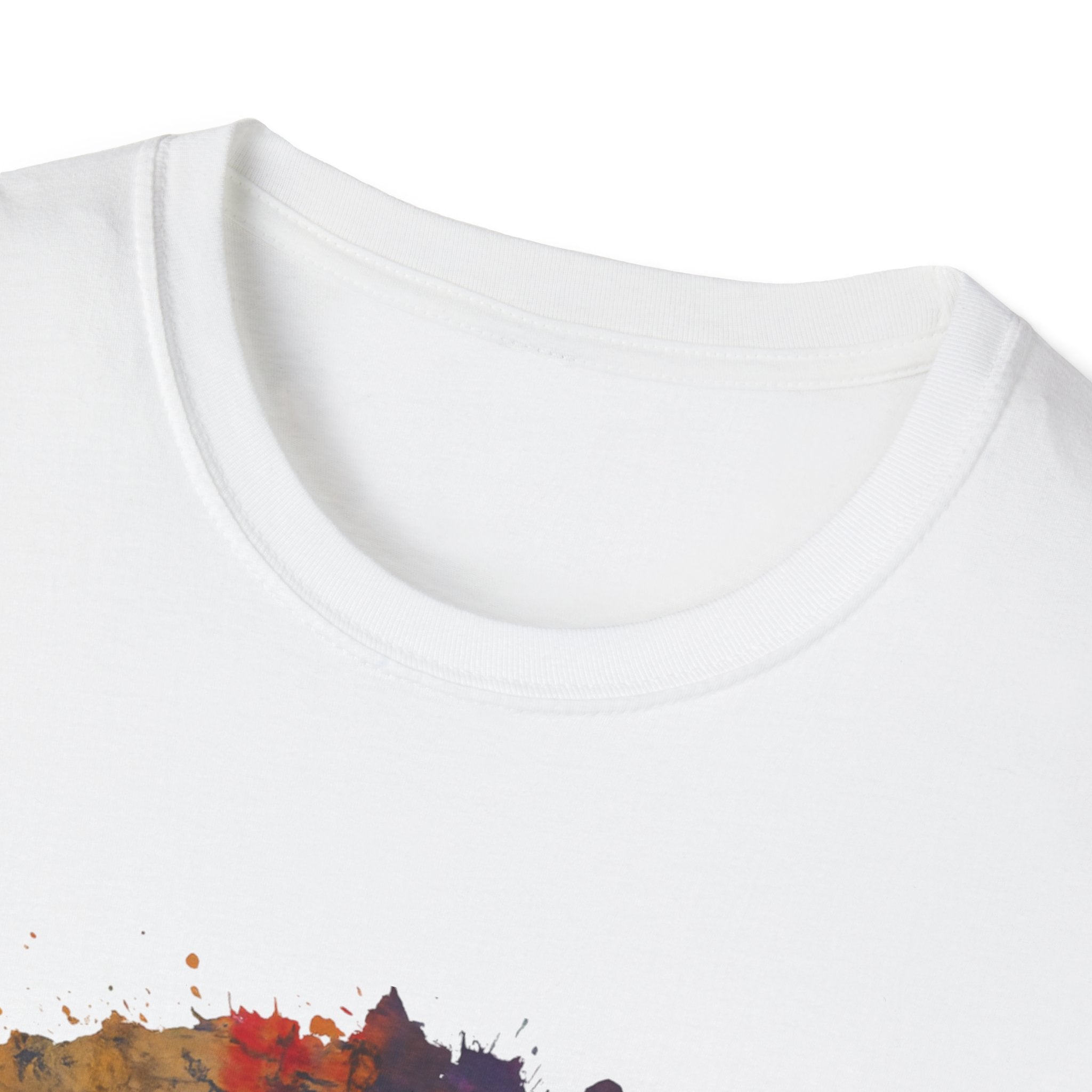 FORTUNE: Colorful, splat style, Bohemian tie dye collage, Unisex T-Shirt, Tie-Dye Vibe Shirt, Festival Wear, Summer Style, Gift for Her/Him