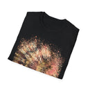 CAT SCRATCH FEVER:  Scratchy fun  vibe, Abstract Tie-Dye Unisex Softstyle T-Shirt | Bohemian Vibe, Casual Wear, Gift for Friends, Summer Fashion, Nature Lover Tee