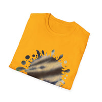 Variance 2:  Splash Art Unisex Softstyle T-Shirt | Creative Casual Tee for Art Lovers, Unique Gift for Birthdays, Art Parties, Everyday Wear