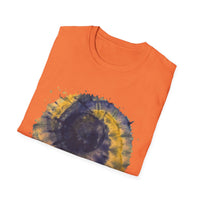 ECLIPSE: Blindside eclipse inspired, Tie-Dye Unisex Softstyle T-Shirt | Comfortable Casual Tee, Unique Graphic Shirt, Trendy Summer Wear, Gift for Her and Him