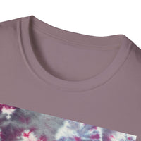 CRITTER: "under the microscope" look, Vibrant Tie-Dye Unisex T-Shirt, Boho Chic Tee, Festival Wear, Summer Essentials, Gift for Friends, Relaxed Casual Style