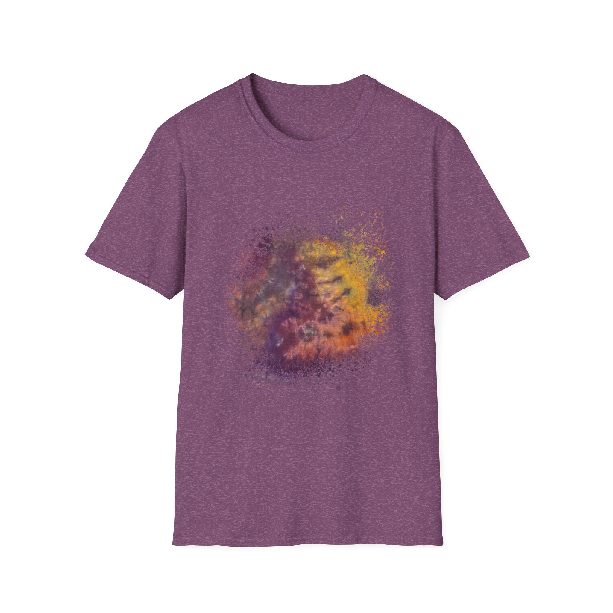 Amber Prerogative 2:  Colorful Splash Unisex Softstyle T-Shirt, Casual Wear, Gift for Art Lovers, Summer Fashion, Vibrant Graphic Tee