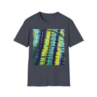 ALLIGATOR ALLEY: Reptile inspired, Vibrant Tie-Dye Unisex T-Shirt, Boho Style Tee, Summer Outfit, Festival Wear, Gift for Her, Unique Graphic Shirt