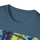 ALLIGATOR ALLEY: Reptile inspired, Vibrant Tie-Dye Unisex T-Shirt, Boho Style Tee, Summer Outfit, Festival Wear, Gift for Her, Unique Graphic Shirt