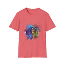 Tenacity 2:  Colorful Tie-Dye Unisex Softstyle T-Shirt, Casual Wear, Gift for Art Lovers, Summer Vibes, Festival Clothing