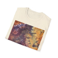 AMBER PREROGATIVE: Smash style Bohemian Tie-Dye T-Shirt, Unisex Casual Wear, Summer Festival Top, Gift for Music Lovers, Eco-Friendly Fashion