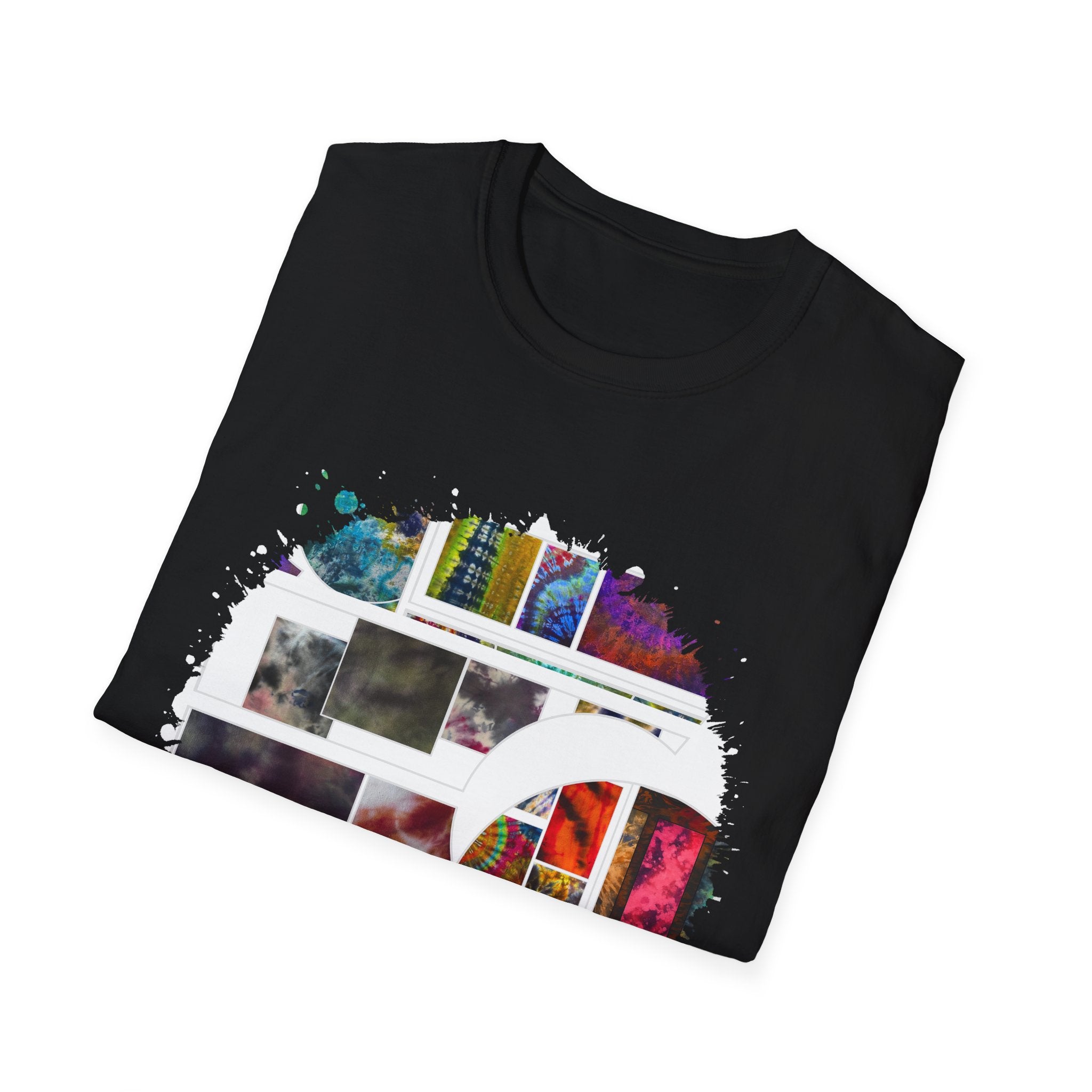 The Dilemma 2:  Colorful Collage Unisex Softstyle T-Shirt - Vibrant Art Tee, Casual Wear, Unique Gift, Graphic Tee, Everyday Essentials, Trendy Fashion