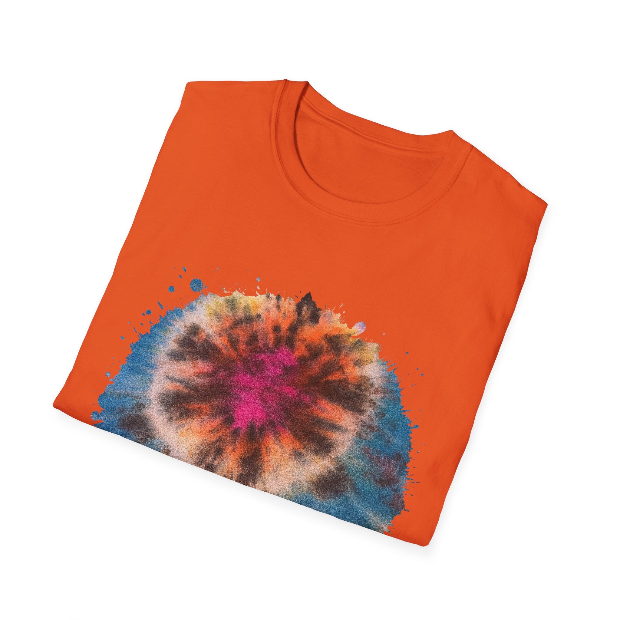 SAND DOLLAR DREAM: Ocean inspired Vibrant Tie-Dye Unisex T-Shirt, Boho Tee, Summer Shirt, Festival Wear, Unique Gift for Music Lovers