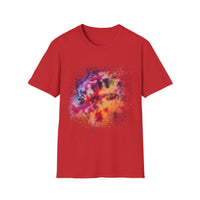 Serenade 2:  Vibrant Drip Artistic T-Shirt, Unisex Softstyle Tee, Colorful Streetwear, Graphic Tee, Casual Artwear, Trendy Summer Shirt