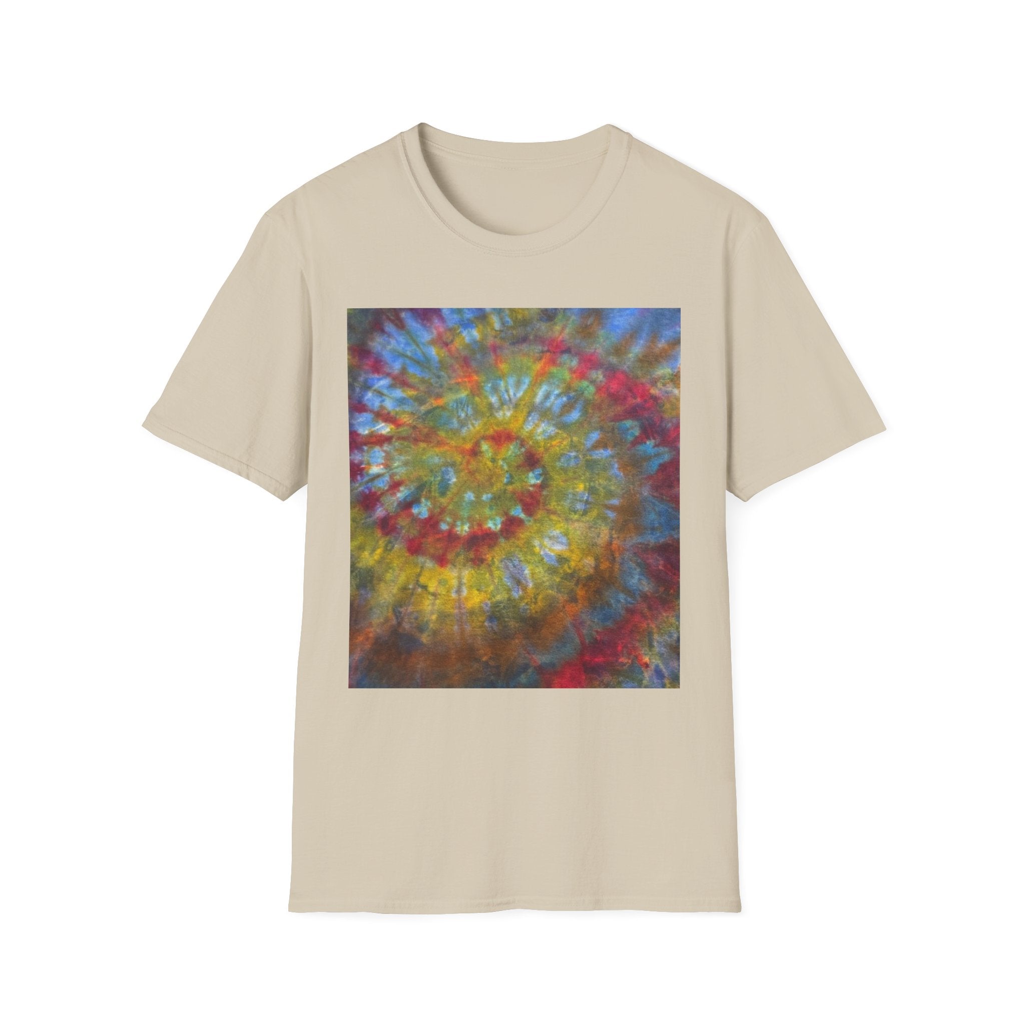 WATERMELON KRUSH: Trendy and Colorful Tie-Dye Unisex T-Shirt, Casual Wear, Summer Vibes, Festival Clothing, Eco-Friendly Fashion, Gift for Friends