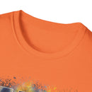 RUBICON:  Chic Vibrant Abstract Art Unisex Softstyle T-Shirt - Casual Wear, Art Lover Gift, Everyday Fashion, Unique Graphic Tee