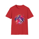 Fifth Dimension 2:  Cool Splash Art Unisex Softstyle T-Shirt, Colorful Tee, Casual Wear, Birthday Gift, Art Lover Shirt, Graphic Tee