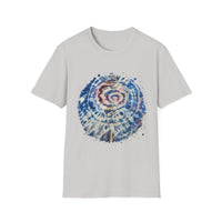 KINETIX:  Dream inspired, Spiritual Tie-Dye T-Shirt, Relaxed Vibes, Unisex Tee, Gift for Yoga Lovers, Bohemian Style, Festival Apparel