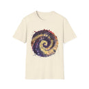 Scarlet Saga 2:  Spiral Tie-Dye Unisex Softstyle T-Shirt | Boho Chic, Casual Wear, Gift for Artists, Summer Fashion, Music Festivals