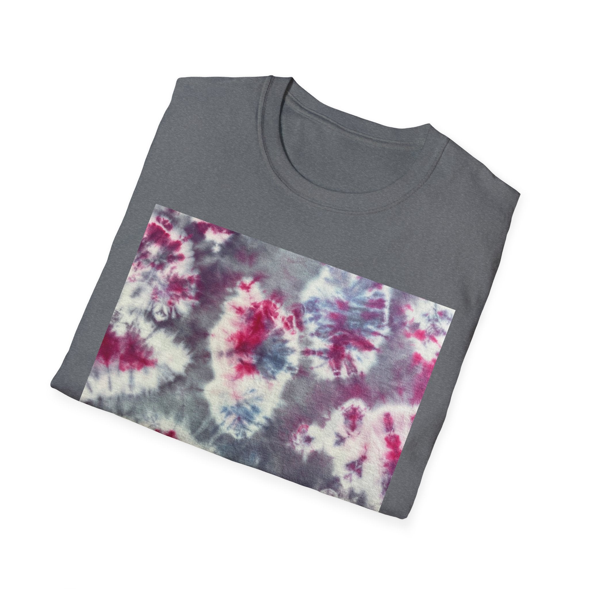 CRITTER: "under the microscope" look, Vibrant Tie-Dye Unisex T-Shirt, Boho Chic Tee, Festival Wear, Summer Essentials, Gift for Friends, Relaxed Casual Style