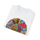 Synchronicity 2:  Colorful Tie-Dye Unisex T-Shirt, Boho Chic Tees, Summer Vibes Shirt, Festival Wear, Gift for Friends, Relaxed Fit Tops