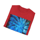 BLUE TIDE: Ocean inspired, Colorful swirl Tie-Dye Unisex T-Shirt - Boho-Chic Fashion, Summer Vibes, Gift for Him/Her, Festival Wear, Cozy Everyday Top
