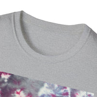 CRITTER: "under the microscope" look, Vibrant Tie-Dye Unisex T-Shirt, Boho Chic Tee, Festival Wear, Summer Essentials, Gift for Friends, Relaxed Casual Style