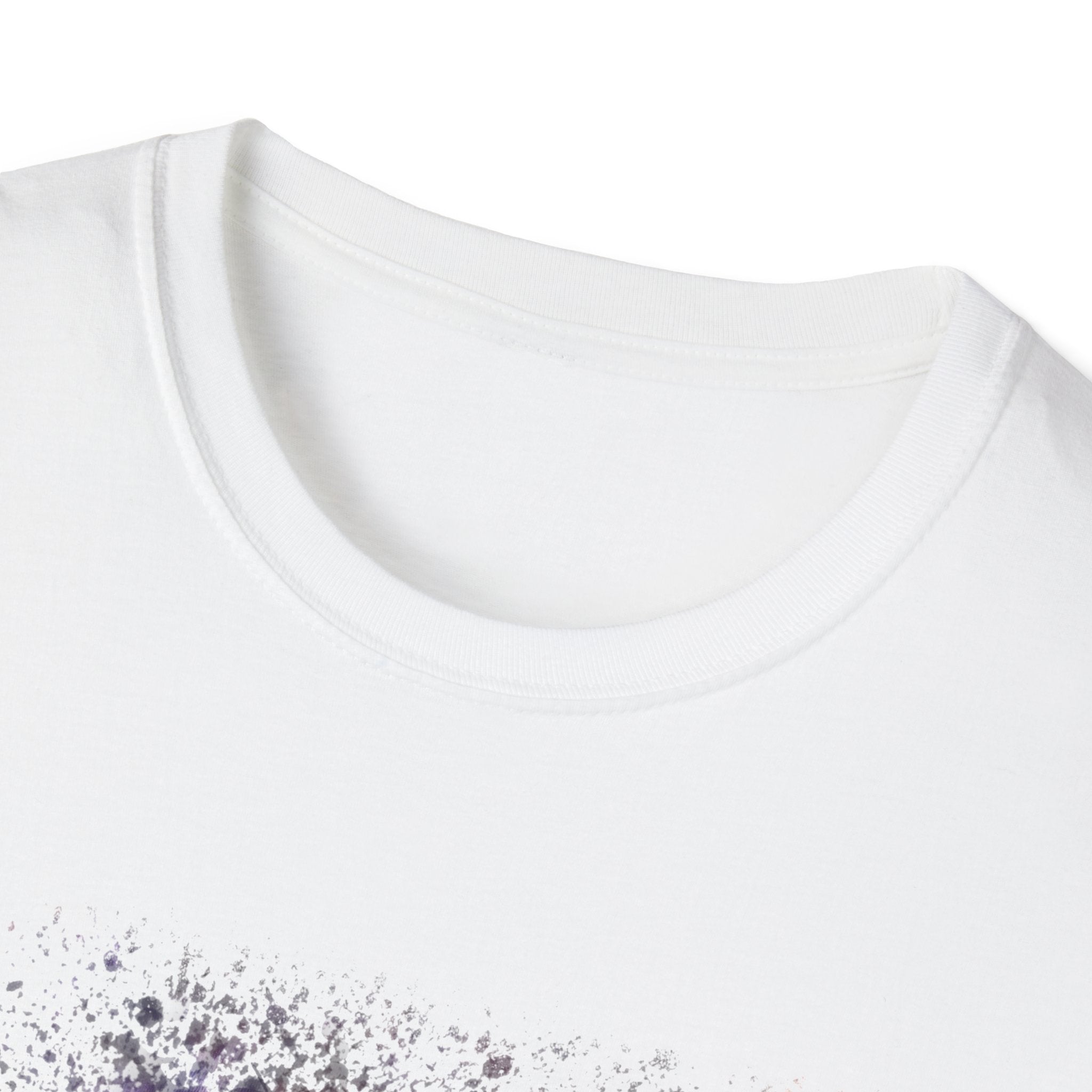 Serenade 2:  Vibrant Drip Artistic T-Shirt, Unisex Softstyle Tee, Colorful Streetwear, Graphic Tee, Casual Artwear, Trendy Summer Shirt