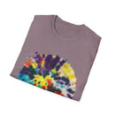 PARAGON 2: Splatter style, jubilee tie dye, Colorful Tie-Dye Unisex Softstyle T-Shirt, Boho Tee, Summer Fashion, Festival Wear, Casual Outfit, Gift Idea